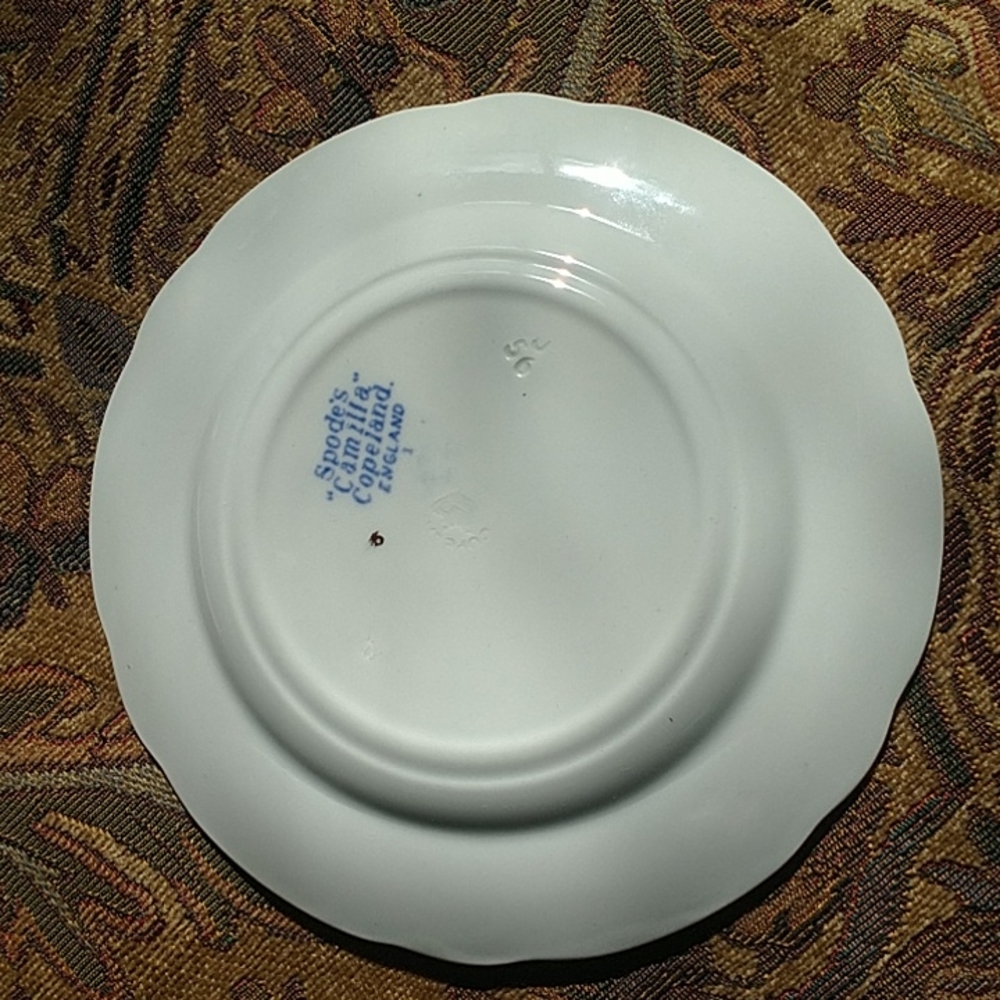VTG Spode*  (Set of 4) Copeland Spode's Camilla Blue. England Blue Floral - Picture 4 of 4